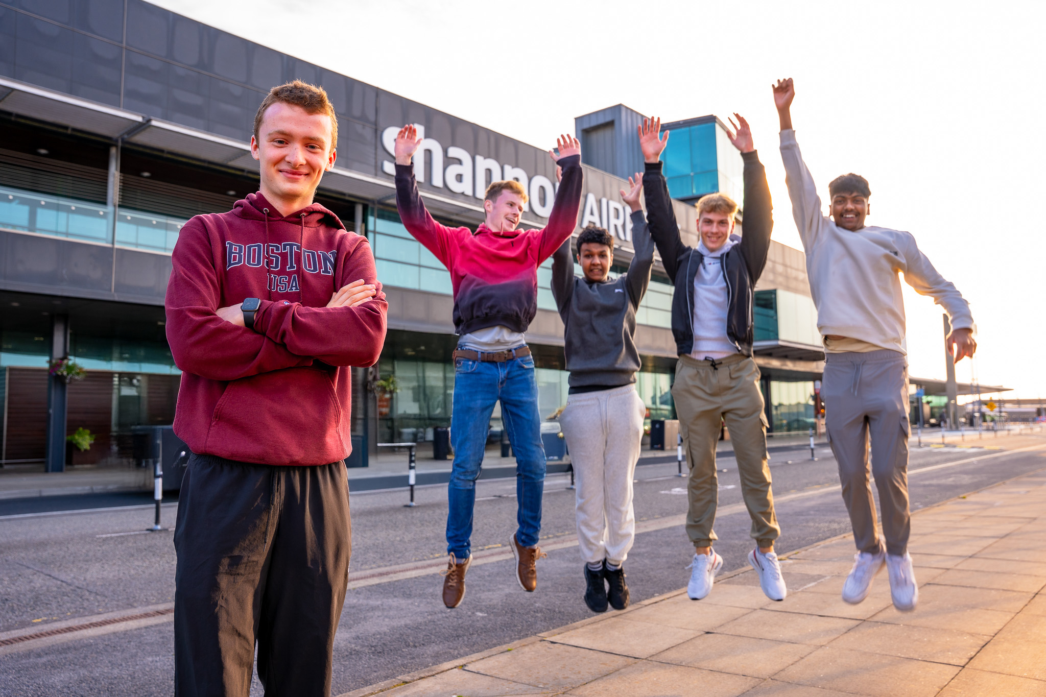 Lift-Off from Shannon Airport for NASA competition winning teen scientists 