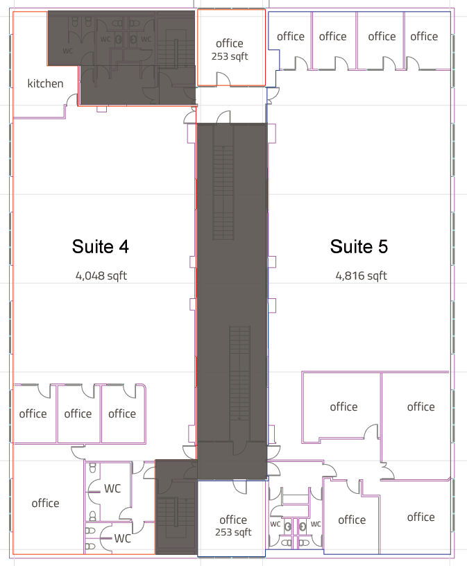 Open Plan with Private Offices